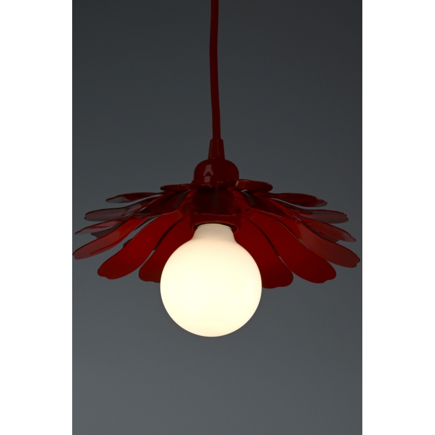 Bohemia-Design - Závesný luster 1xE27/60W/230V, červený