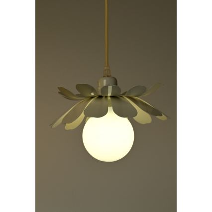 Bohemia-Design - Závesný luster na lanku 1xE27/60W/230V, krémový