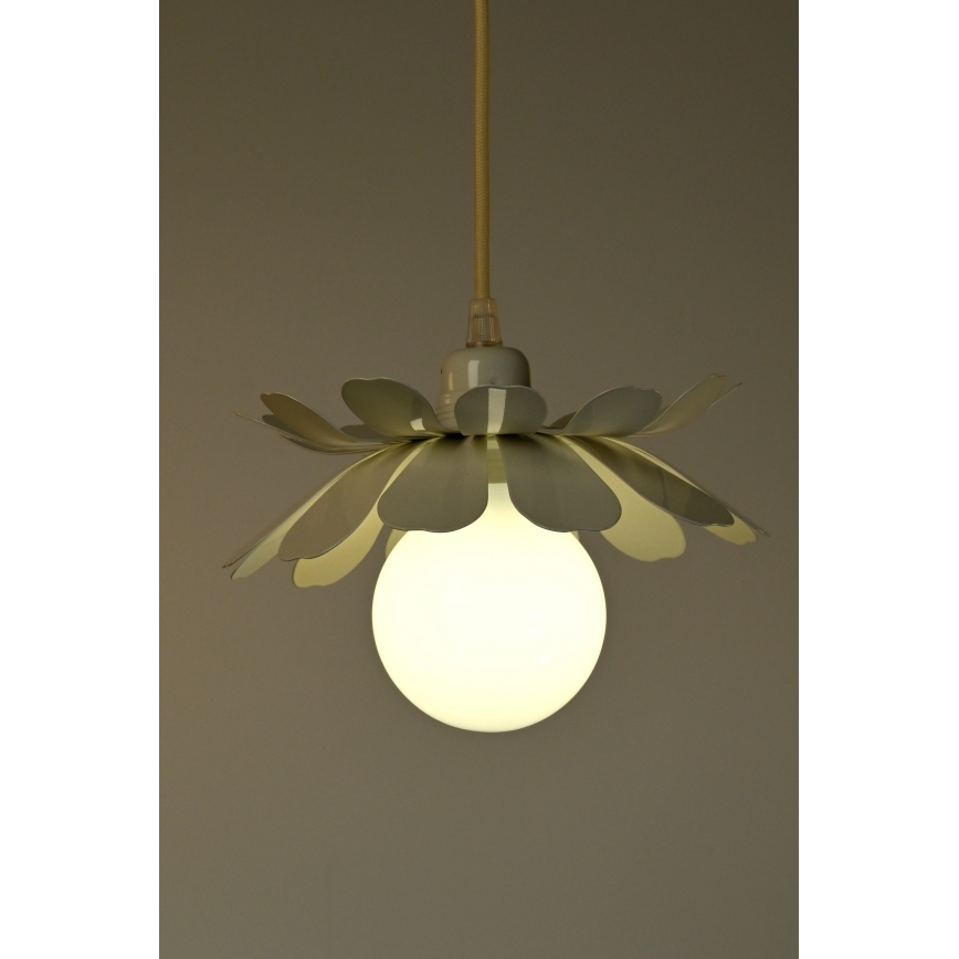 Bohemia-Design - Závesný luster na lanku 1xE27/60W/230V, krémový