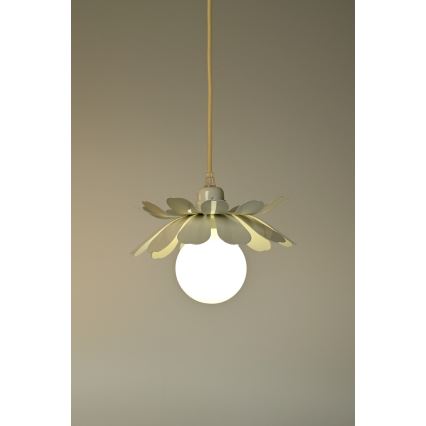 Bohemia-Design - Závesný luster na lanku 1xE27/60W/230V, krémový
