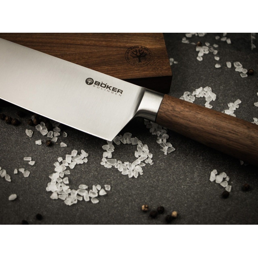 Böker - Kuchynský nôž CORE 16 cm, orechová rukoväť