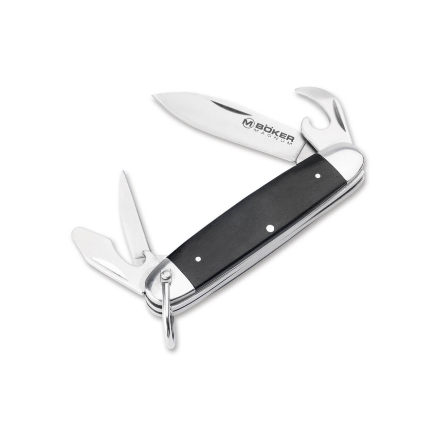 Böker - Multifunkčný vreckový nôž Magnum Classic Pocket Steel 16 cm/4 funkcia palisander