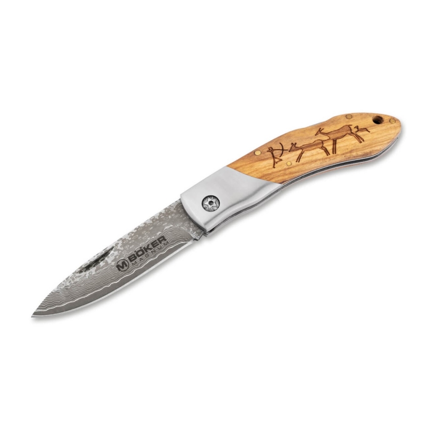 Böker - Vreckový damaškový nôž Magnum Caveman 19,4 cm