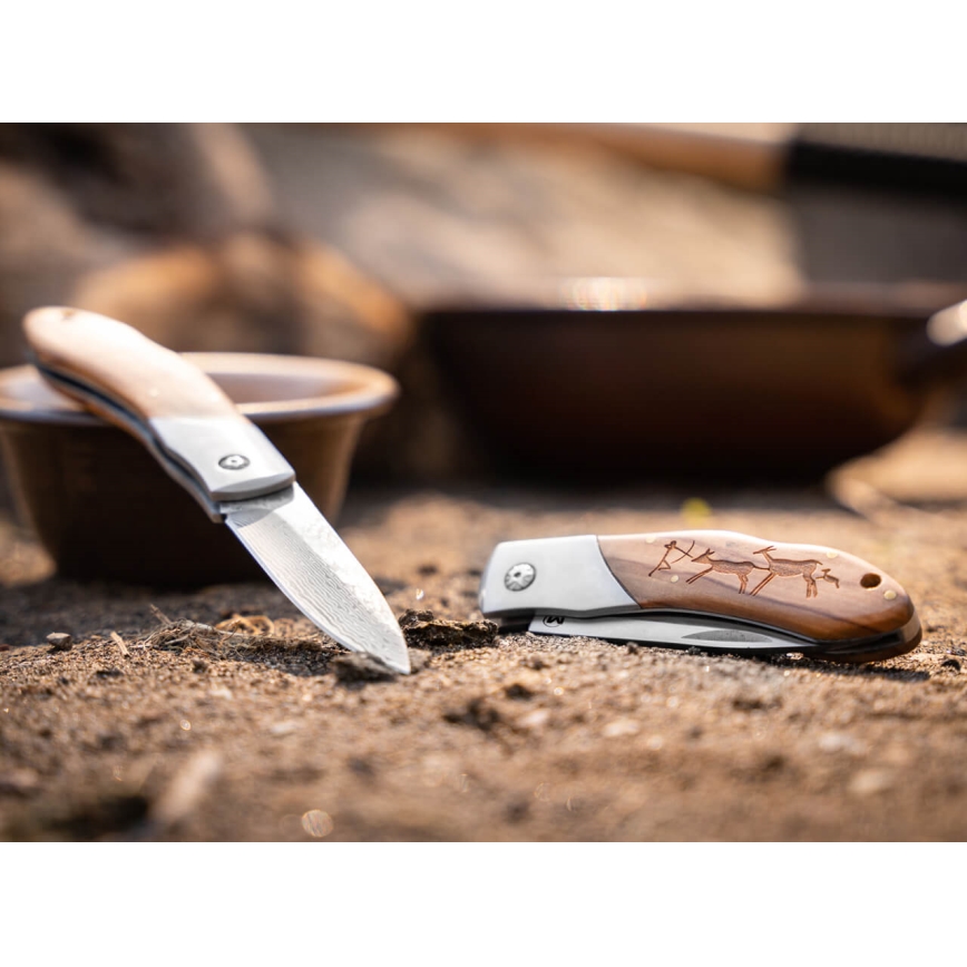 Böker - Vreckový damaškový nôž Magnum Caveman 19,4 cm