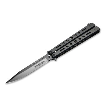 Böker - Vreckový nôž Magnum Balisong All Black 22,9 cm