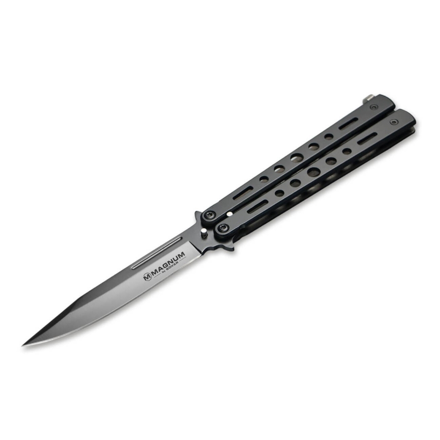 Böker - Vreckový nôž Magnum Balisong All Black 22,9 cm