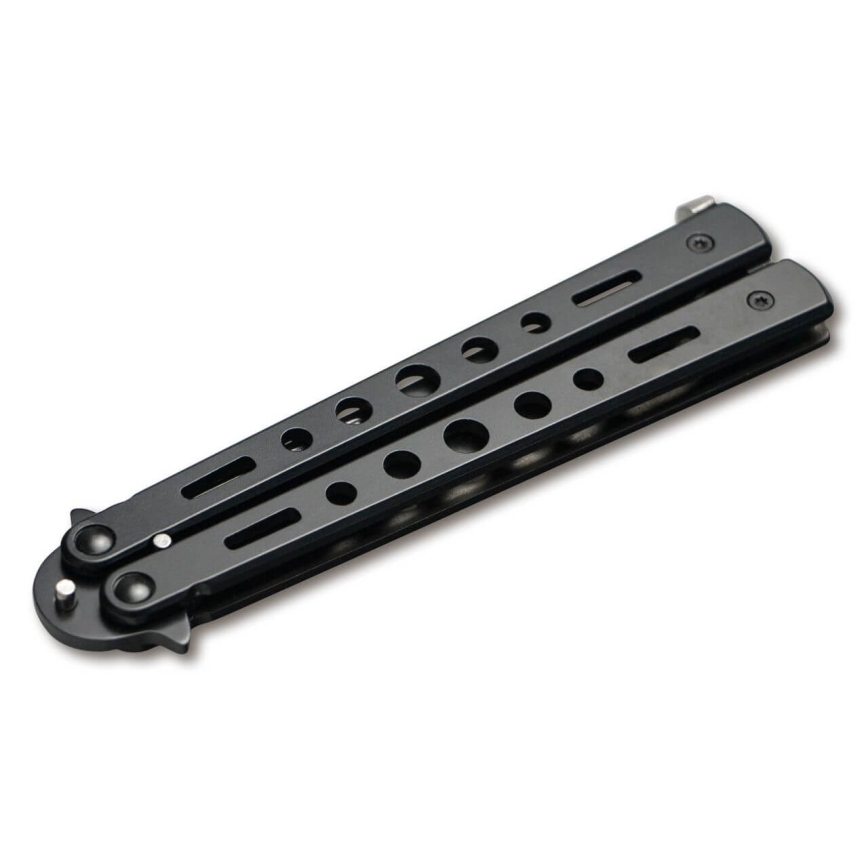 Böker - Vreckový nôž Magnum Balisong All Black 22,9 cm