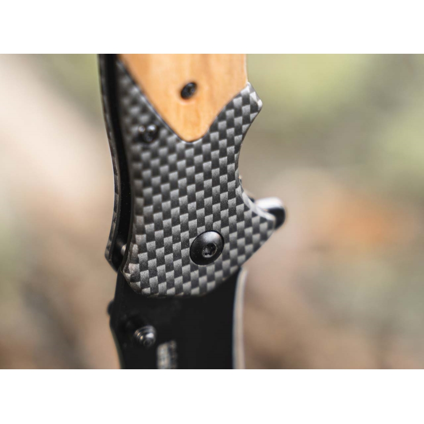 Böker - Vreckový nôž Magnum Blomkvist Olive 20,5 cm olivové drevo