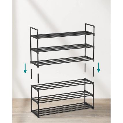 Botník ALVORO čierny