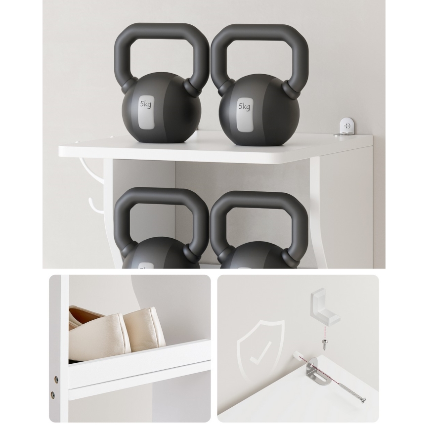 Botník BOTARO biely