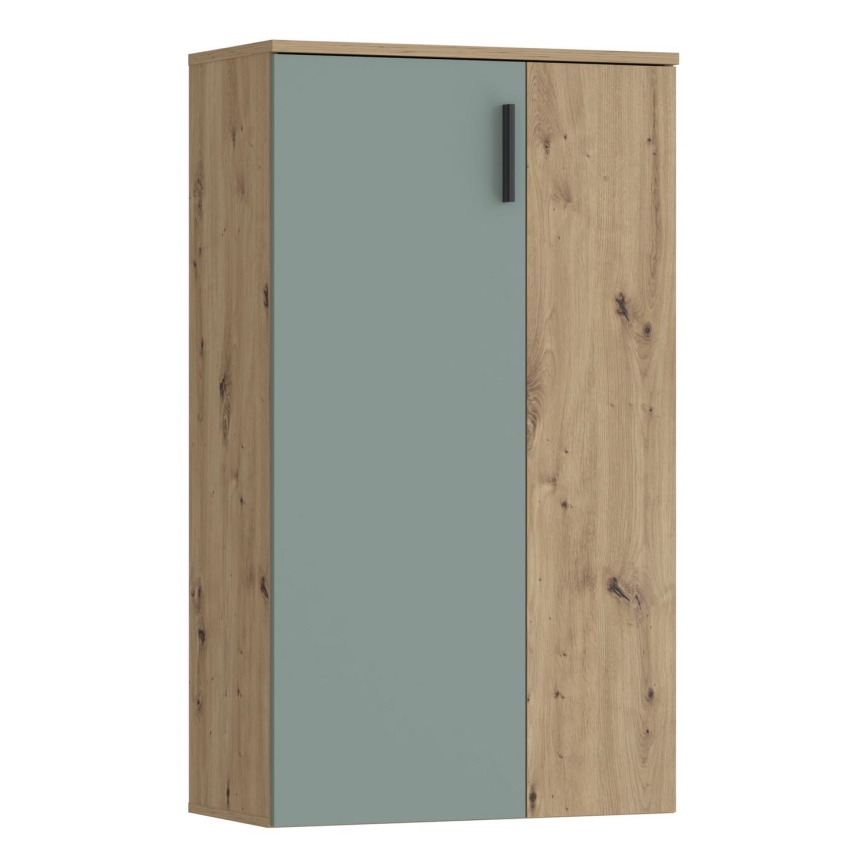 Botník ETON dub artisan/zelený