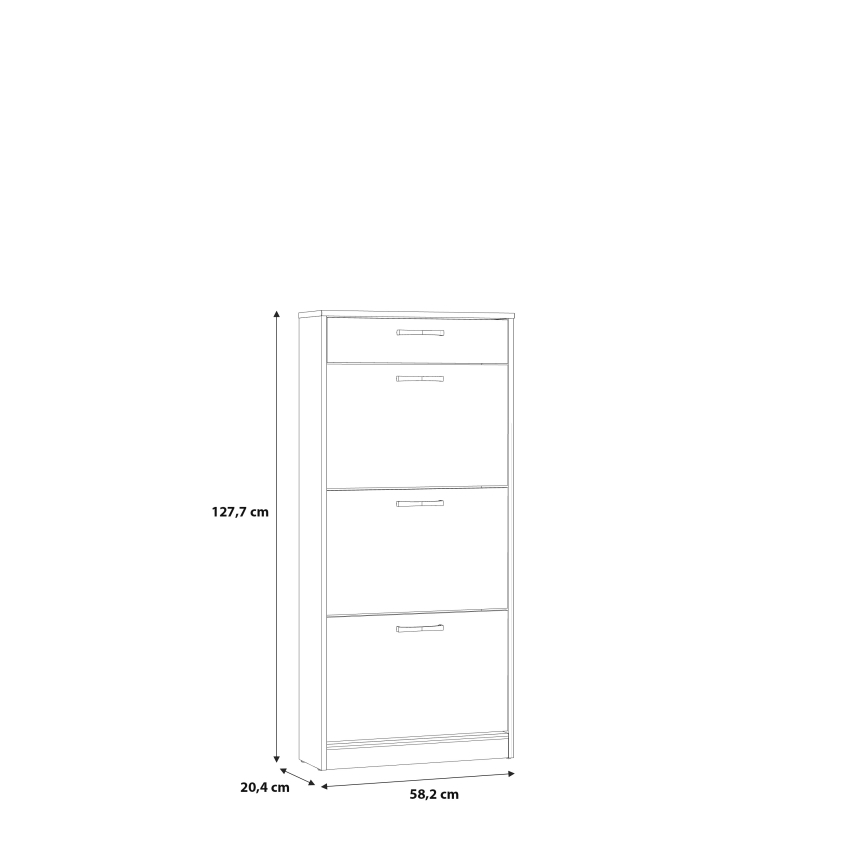 Botník KAVI dub artisan