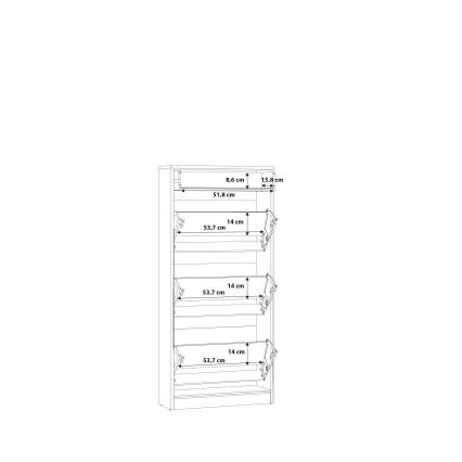 Botník KAVI dub artisan