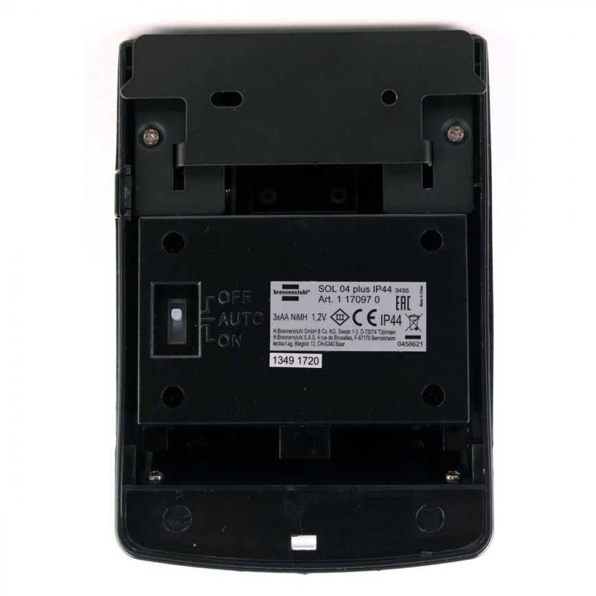 Brennenstuhl - LED Solárne nástenné svietidlo so senzorom pohybu a súmraku LED/1W/3,6V 600 mAh IP44