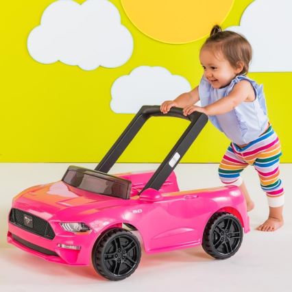 Bright Starts - Detské chodítko 3v1 FORD MUSTANG ružové
