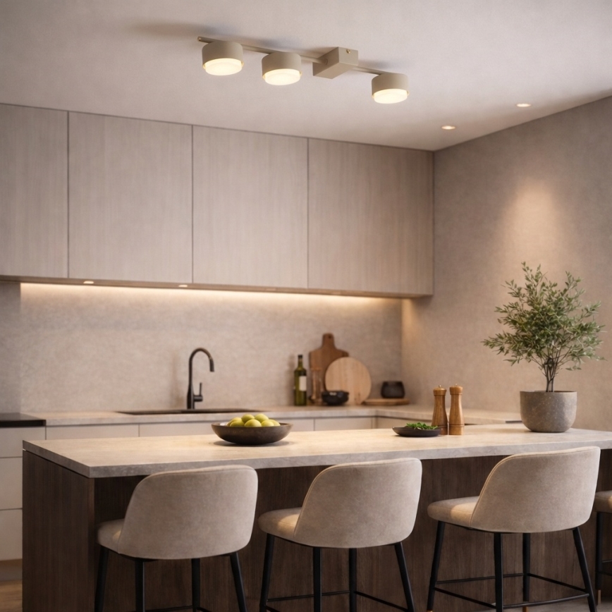 Brilagi - Bodové svietidlo 3xGX53/12W/230V béžové