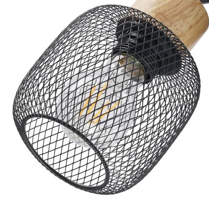 Brilagi - Bodové svietidlo BASKLITE 2xE27/15W/230V kaučukovník/čierna