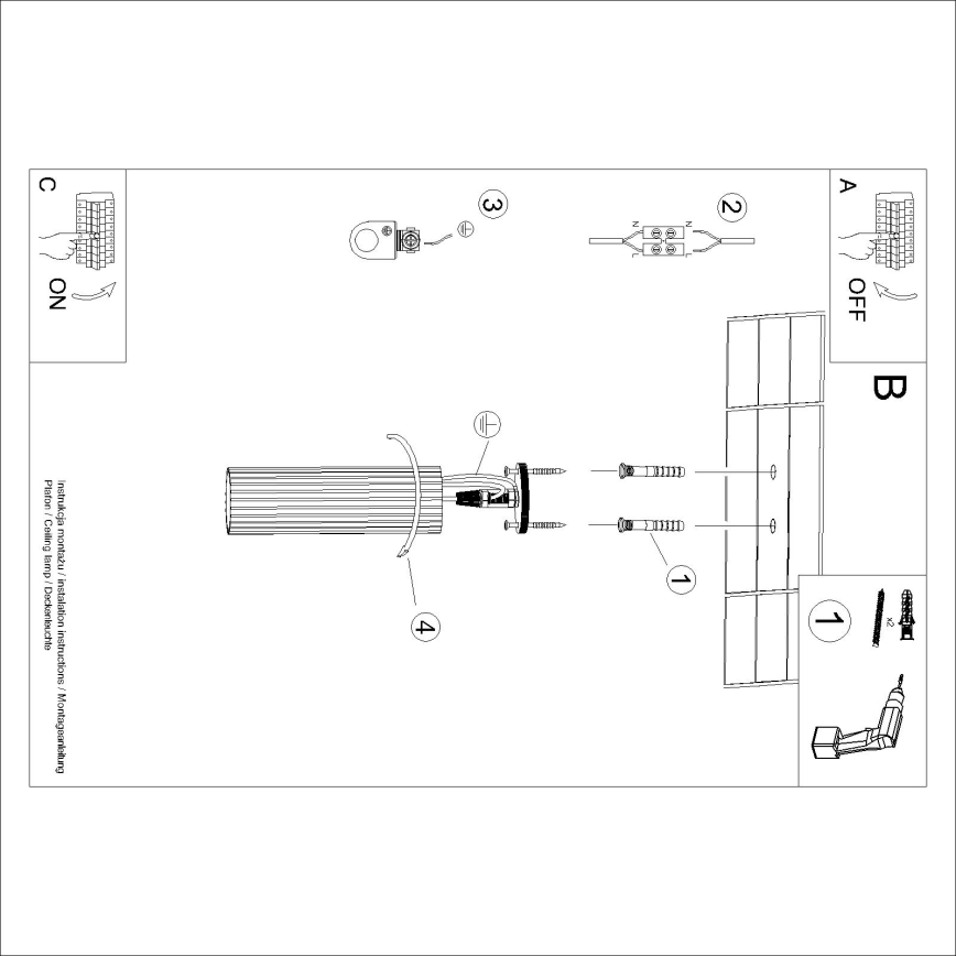 Brilagi - Bodové svietidlo CRESTO 1xGU10/10W/230V 20 cm čierne