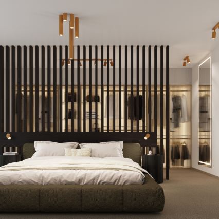 Brilagi - Bodové svietidlo CRESTO 1xGU10/10W/230V 30 cm zlaté