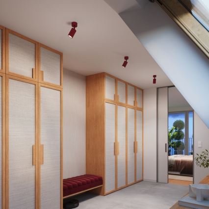 Brilagi - Bodové svietidlo CRESTO 1xGU10/10W/230V bordové