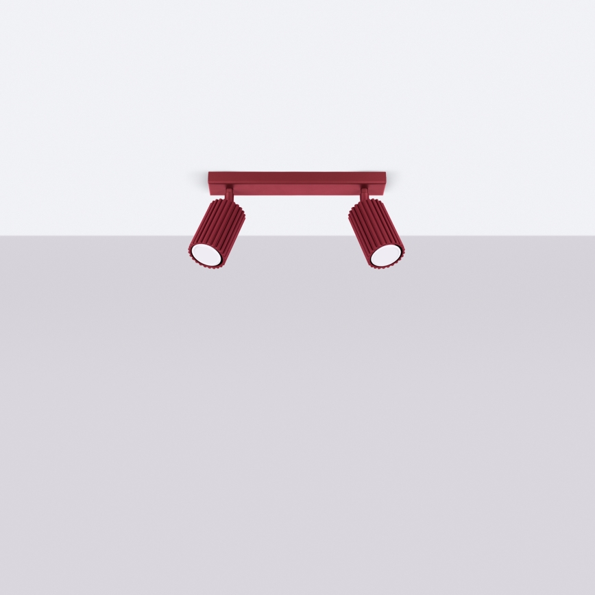 Brilagi - Bodové svietidlo CRESTO 2xGU10/10W/230V bordové