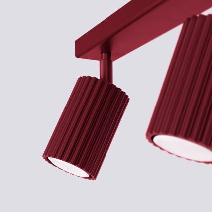 Brilagi - Bodové svietidlo CRESTO 2xGU10/10W/230V bordové