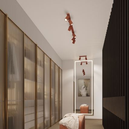 Brilagi - Bodové svietidlo CRESTO 2xGU10/10W/230V červená