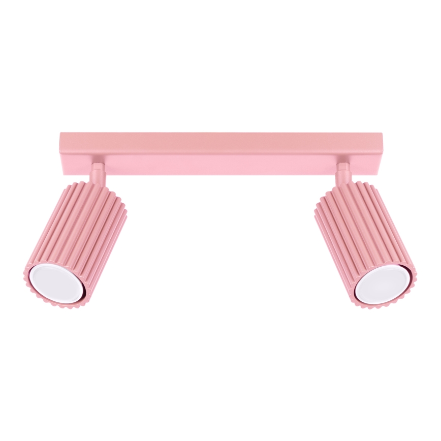 Brilagi - Bodové svietidlo CRESTO 2xGU10/10W/230V ružové