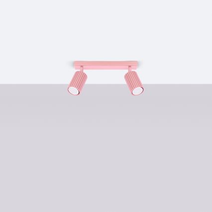 Brilagi - Bodové svietidlo CRESTO 2xGU10/10W/230V ružové