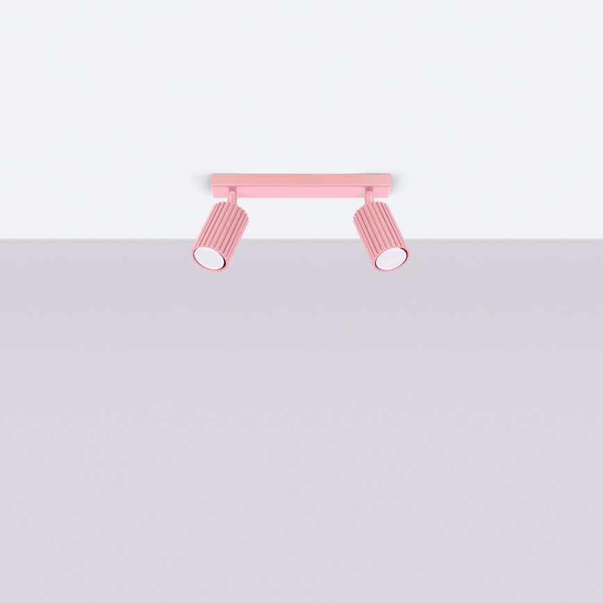 Brilagi - Bodové svietidlo CRESTO 2xGU10/10W/230V ružové