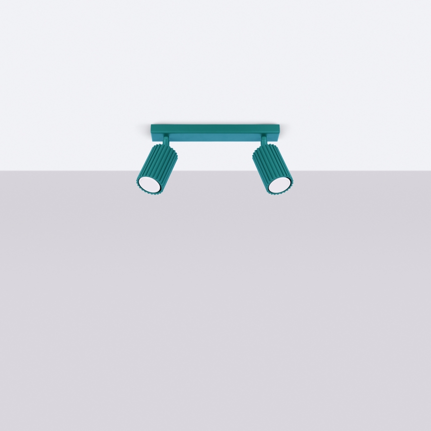Brilagi - Bodové svietidlo CRESTO 2xGU10/10W/230V tyrkysové