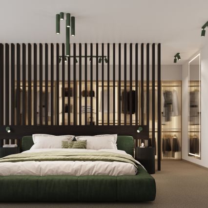 Brilagi - Bodové svietidlo CRESTO 2xGU10/10W/230V zelené