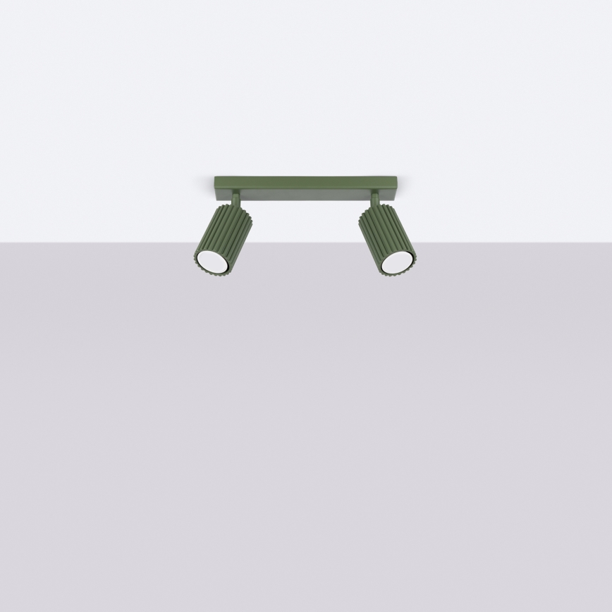 Brilagi - Bodové svietidlo CRESTO 2xGU10/10W/230V zelené