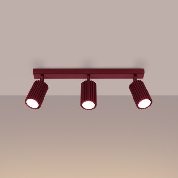 Brilagi - Bodové svietidlo CRESTO 3xGU10/10W/230V bordová