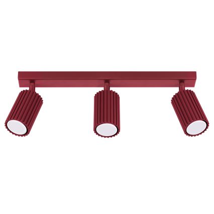 Brilagi - Bodové svietidlo CRESTO 3xGU10/10W/230V bordová