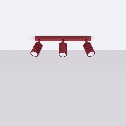 Brilagi - Bodové svietidlo CRESTO 3xGU10/10W/230V bordová