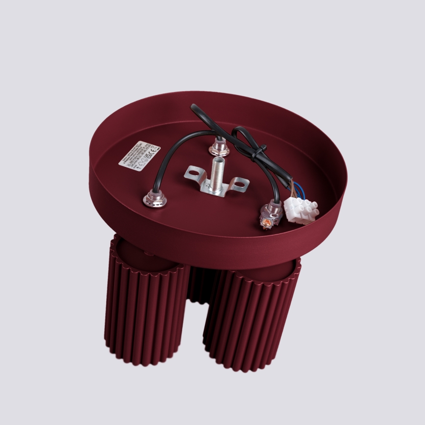 Brilagi - Bodové svietidlo CRESTO 3xGU10/10W/230V bordové