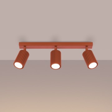 Brilagi - Bodové svietidlo CRESTO 3xGU10/10W/230V červené