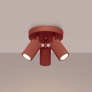 Brilagi - Bodové svietidlo CRESTO 3xGU10/10W/230V červené