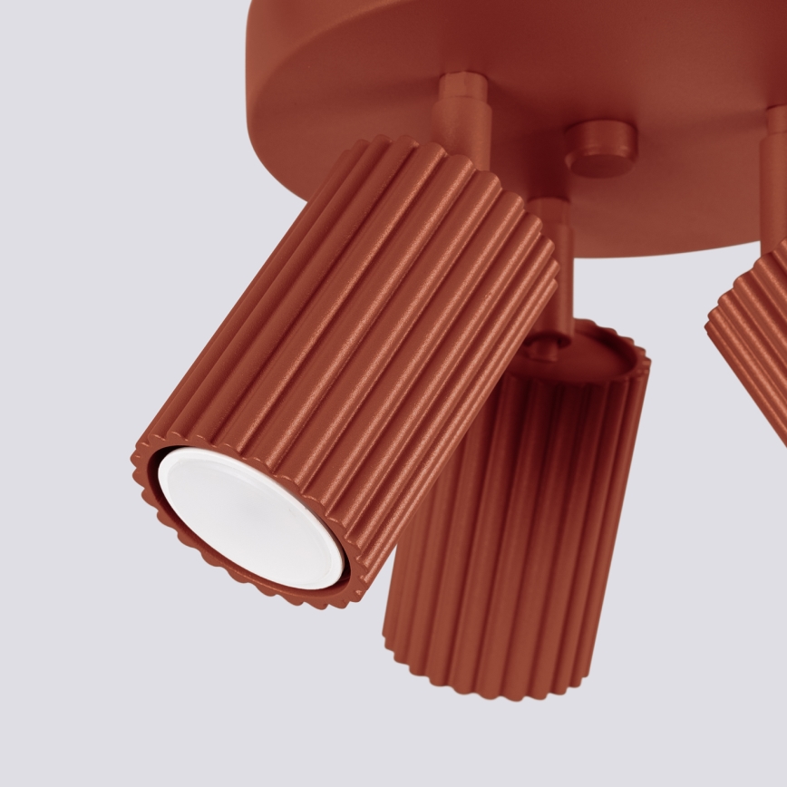 Brilagi - Bodové svietidlo CRESTO 3xGU10/10W/230V červené