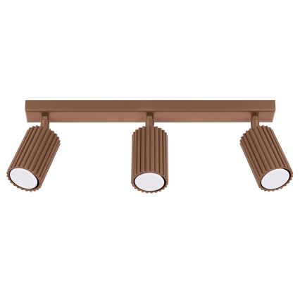 Brilagi - Bodové svietidlo CRESTO 3xGU10/10W/230V hnedá