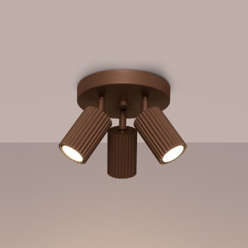 Brilagi - Bodové svietidlo CRESTO 3xGU10/10W/230V hnedé