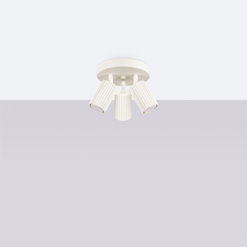 Brilagi - Bodové svietidlo CRESTO 3xGU10/10W/230V krémové