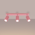 Brilagi - Bodové svietidlo CRESTO 3xGU10/10W/230V ružové