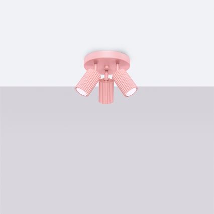 Brilagi - Bodové svietidlo CRESTO 3xGU10/10W/230V ružové