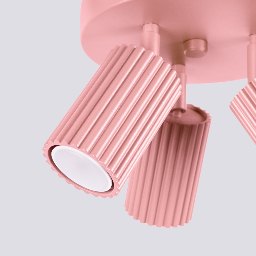 Brilagi - Bodové svietidlo CRESTO 3xGU10/10W/230V ružové