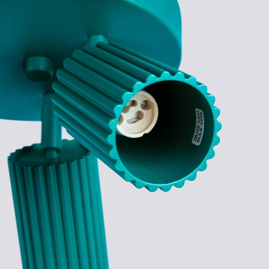 Brilagi - Bodové svietidlo CRESTO 3xGU10/10W/230V tyrkysové