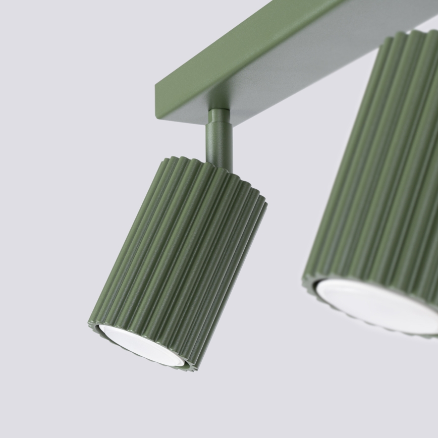 Brilagi - Bodové svietidlo CRESTO 3xGU10/10W/230V zelená