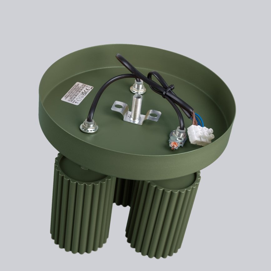 Brilagi - Bodové svietidlo CRESTO 3xGU10/10W/230V zelené