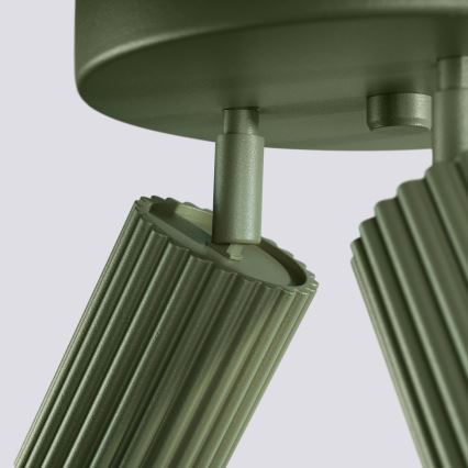 Brilagi - Bodové svietidlo CRESTO 3xGU10/10W/230V zelené